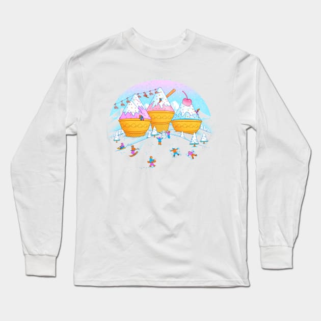 Snow Day Long Sleeve T-Shirt by Tobe_Fonseca